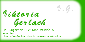viktoria gerlach business card